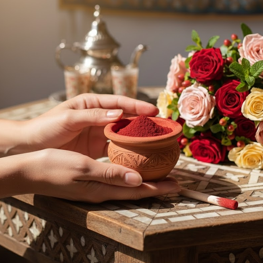Moroccan Aker Fassi Natural Lip & Cheek Glow Tint