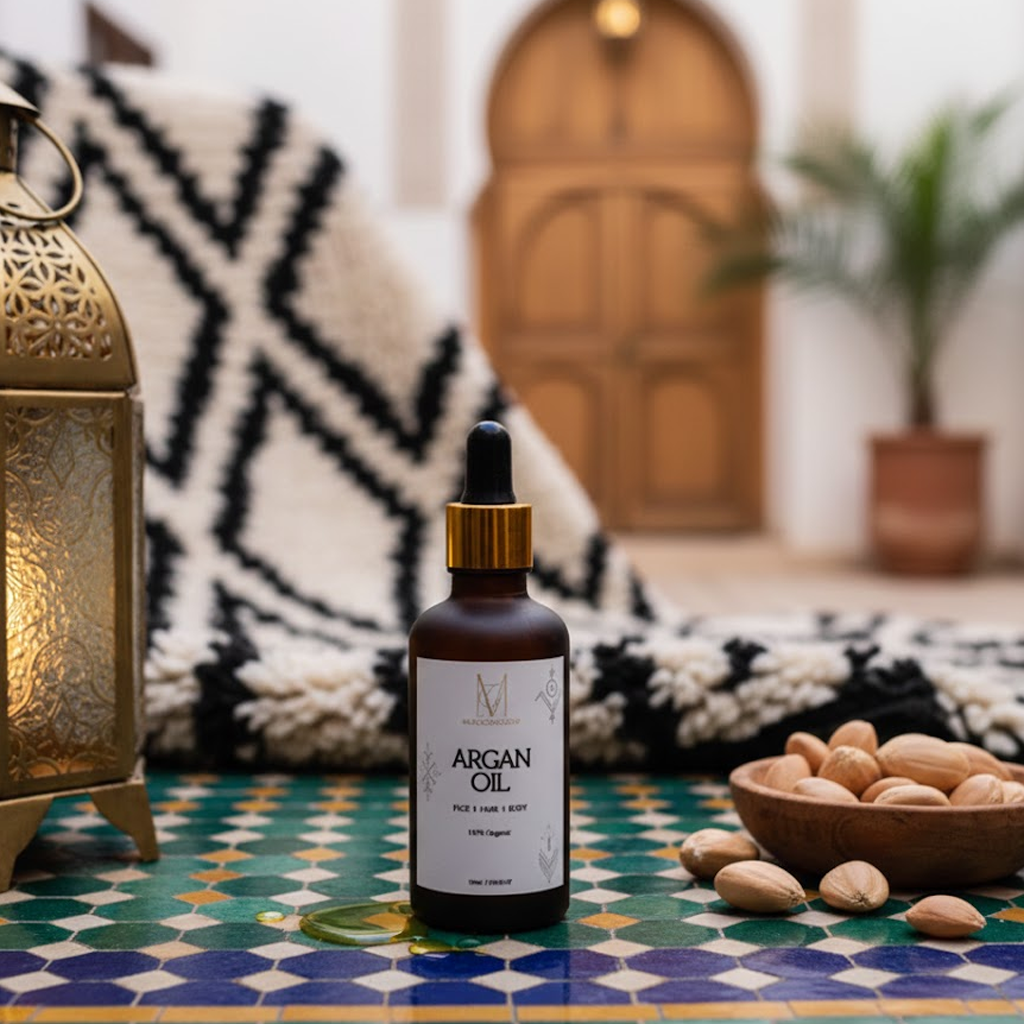 Cosmetic Organic Moroccan Argan Oil for Smoothing & Damage Repair