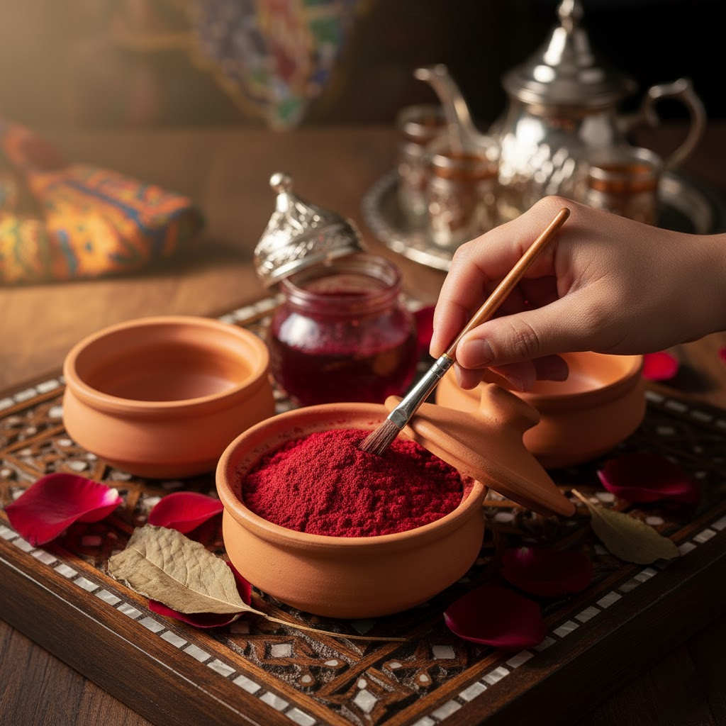Moroccan Aker Fassi Natural Lip & Cheek Glow Tint