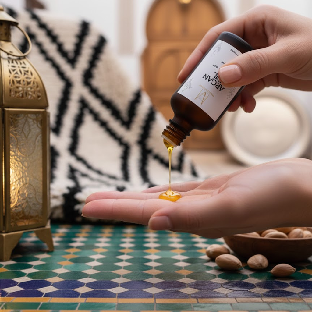 Cosmetic Organic Moroccan Argan Oil for Smoothing & Damage Repair